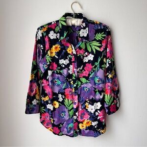 Lauren Ralph Lauren Women’s Floral 100% Cotton Shirt Size L